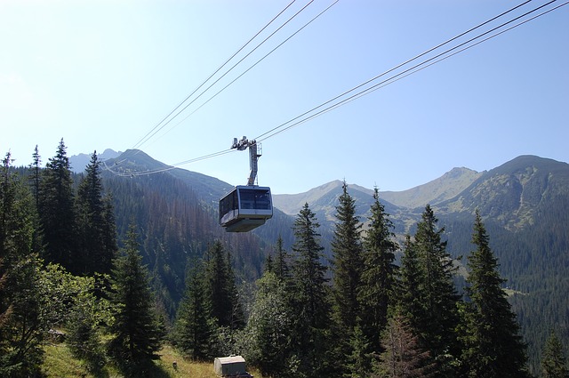 Moderne liften in de Tatra
